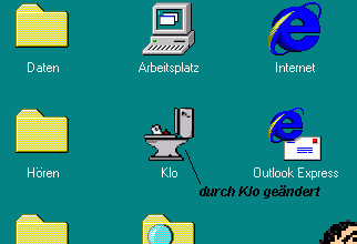 Symbol auf dem Desktop